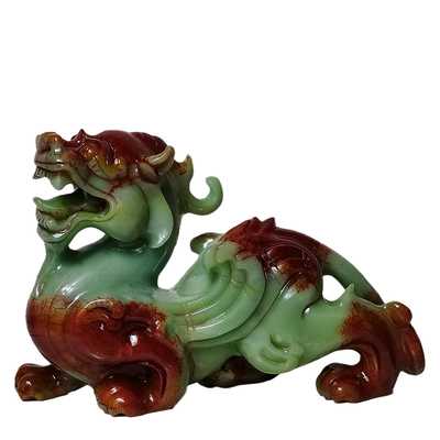 天然岫岩玉貔貅摆件招财镇宅客厅