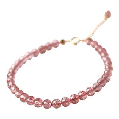 草莓晶手链东海世家水晶玛瑙