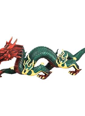 黄铜龙摆件铜五爪金龙工艺品十二生肖龙客厅办公室家居装饰汉龙
