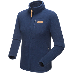 埃尔蒙特户外抓绒衣外套男款保暖双面摇粒绒加绒加厚抗静电卫衣女