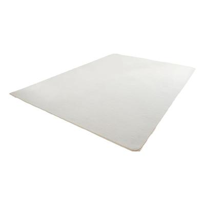 米白色客厅地毯纯色短绒满铺地垫