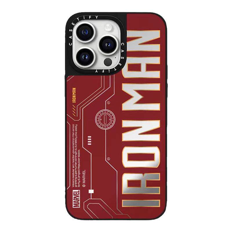 钢铁侠 iPhone17Promax适用Magsafe苹果16Pro手机壳2.5网格磁吸14网红可爱13卡通12保护套