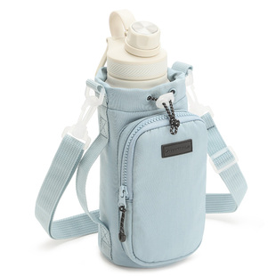 户外水杯收纳袋旅行斜挎水壶包便携手提多功能保温杯保护套手机包