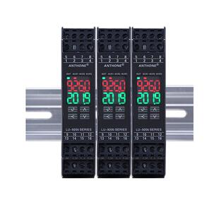 导轨式温度报警显示模块超温报警低温报警可RS485通讯modbus 模块