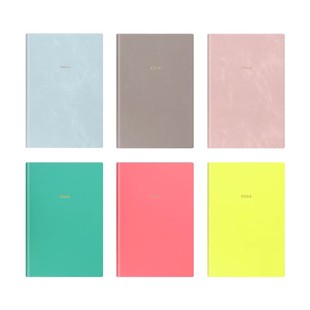 【特惠3折】MARK'S2024年EDiT柔色/亮色封面手帐B6/A5变型一日一页/竖式/笔记周记商务高颜值小清新学生