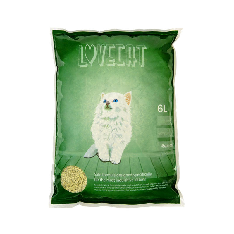 love爱宠爱猫cat绿茶原味豆腐猫砂低尘结团青竹绿茶原味玉米猫砂