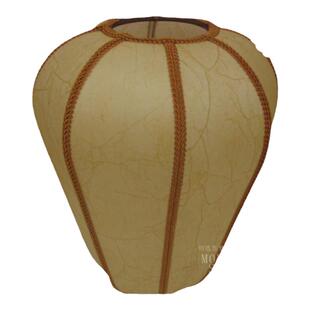 中式落地灯灯笼灯罩仿羊皮纸PVC台灯吊灯壁灯灯罩床头灯罩黄色