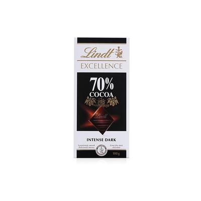 Lindt瑞士莲正品70%可可黑巧克力100g