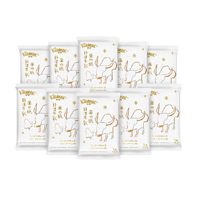 舒洁保湿云柔巾纸巾7抽×10包6层厚