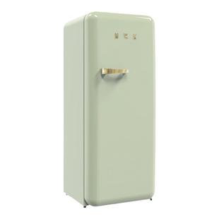 HCK哈士奇复古冰箱红色高颜值网红冰箱客厅家用小型大单门冰箱