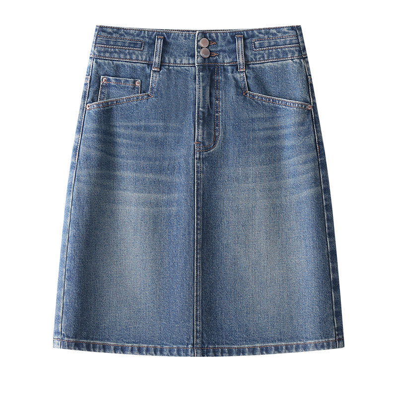 时尚百搭牛仔半身裙女显瘦包臀裙