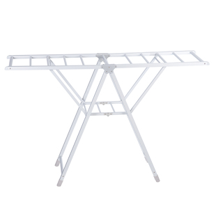 霜山折叠晾衣架阳台晒被子工具铝合金衣物收纳架子多功能晾晒架
