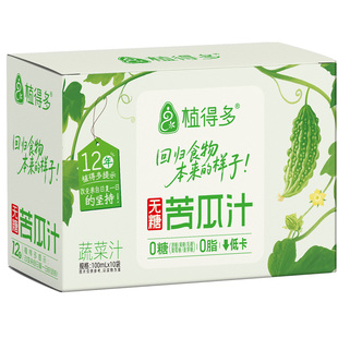植得多100%NFC纯苦瓜汁果蔬饮食健康原汁原液原浆新鲜榨取提取物