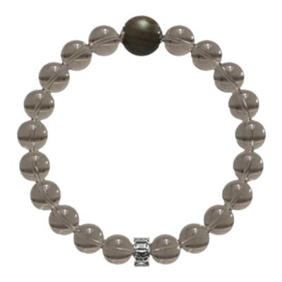 minicyber通用茶晶原创手链天然