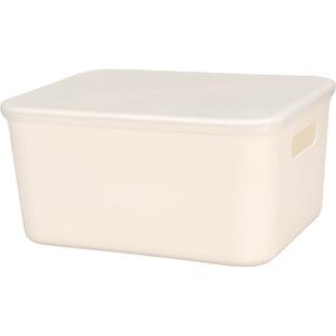 摩登主妇桌面收纳盒厨房整理盒子带盖零食抽屉长方形小杂物储物盒