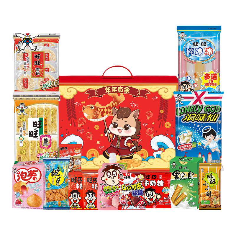 旺旺旺仔大礼包1560克零食品礼盒