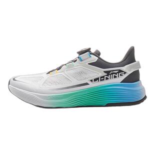 李宁官方正品男童跑步鞋2026减震耐磨青少年学生纽扣儿童运动鞋子