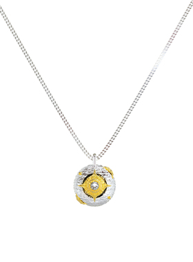 银项链镀金金女星座简约原创设计