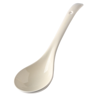 高颜值陶瓷大汤勺家用大号盛汤高档精致汤匙小号食品级长柄大勺子
