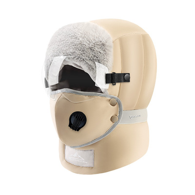 防寒防风面罩防风帽保暖棉帽男款