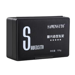 新款雪花拉丝型造型发泥