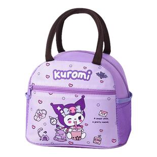 小学生饭盒袋加厚防水上班族带饭包卡通儿童小号保温袋可爱便当袋