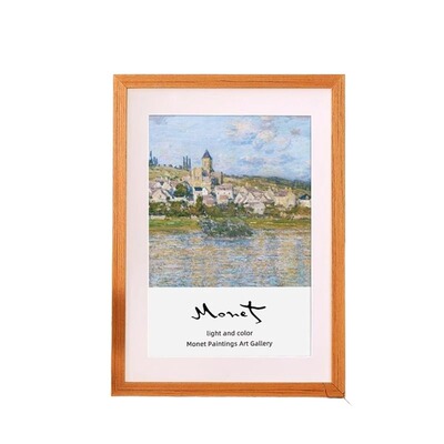 木质相框挂墙a3A4纸画框4k八8K开