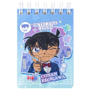 iiGEN一正学生文具名侦探柯南掌心本 便携随身携带小号迷你学生记事口袋本线圈随手记单词本作业记录本随身本