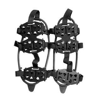 户外简易24齿冰爪防滑中老年人鞋套登山看雪装备鞋底雪爪冬季新款