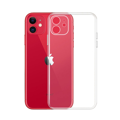 适用苹果硅胶手机壳透明镜头全包