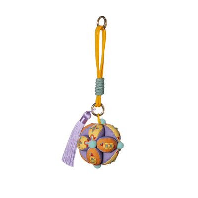 送妈妈随身挂件绣球香囊平安福