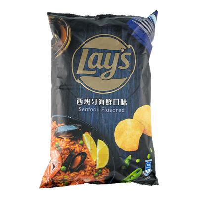 乐事薯片西班牙海鲜味184.2g台湾