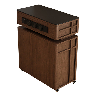 可移动茶台2025新款家用实木岛台