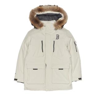 MLB官方张康乐同款男女防水工装风毛领鹅绒羽绒服25冬季新款DJB06