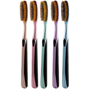 创新高效大头洁净长刷头成人软毛高档细丝高颜值懒人家用加长牙刷