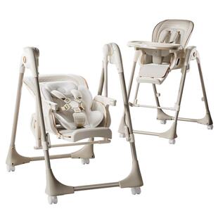 karmababy宝宝餐椅婴儿餐桌椅摇椅二合一儿童学坐