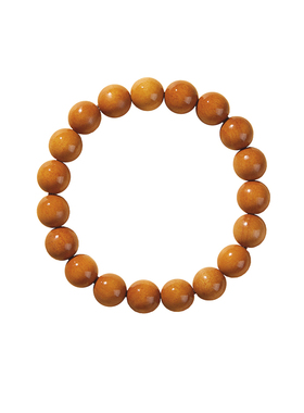 护身符天然泰山老桃木朱砂转运珠