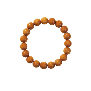 庆祥泰天然老桃木手串女款佛珠官方正品朱砂男士手链盘玩木质文玩