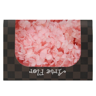 高品质安娜绣球永生花礼盒玻璃罩钥匙扣车挂浮游瓶制作花材头饰