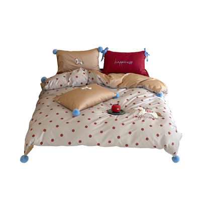 100s长绒棉贡缎四件套