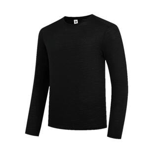 乔丹美利奴羊毛速干衣男士2025冬季新款登山跑步运动透气长袖T恤