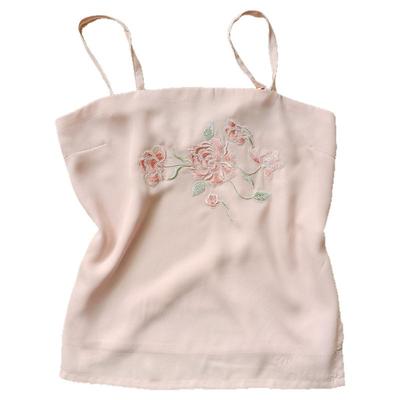 春夏吊带古风绣花薄款刺绣