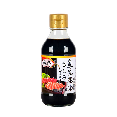 贩道寿司鱼生酱油支青芥辣日式料理三文鱼刺身海鲜蘸料浓口200ml