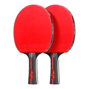 双鱼乒乓球拍成品拍套装官方正品56星专业初学者学生儿童乒乓球拍