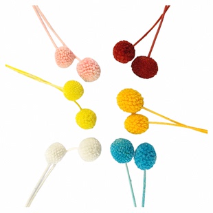 黄金球永生花diy干花材料相框玻璃罩短枝小花束干花粉色拍摄素材