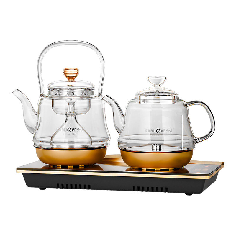 金灶煮茶壶蒸汽喷淋式套装一体