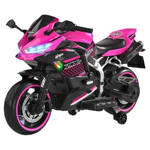 儿童电动摩托车男女孩机车2-10岁可坐双人玩具车充电瓶车大号童车