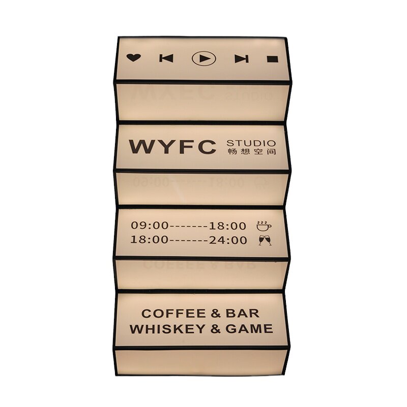 广告灯箱牌定制创意奶茶店展示牌