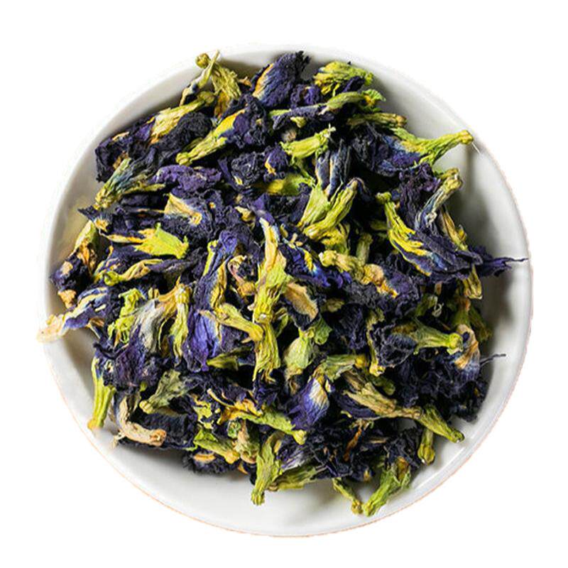 网红调色蓝蝴蝶蝶豆花冰粉奶茶店