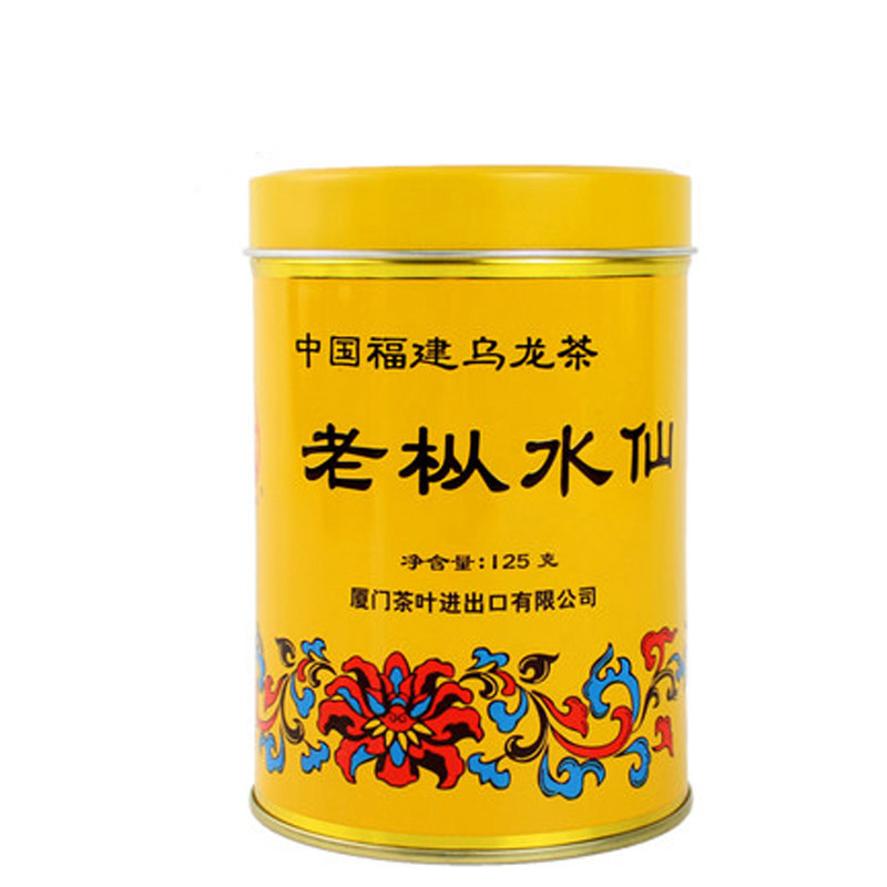 海堤茶叶经典黄罐武夷老枞水仙